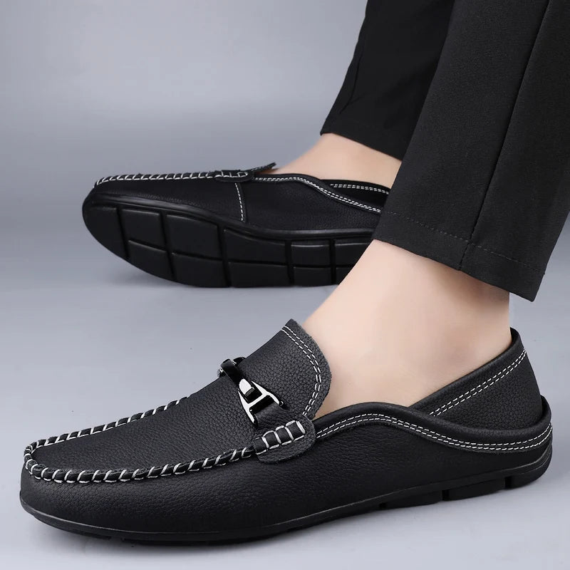 Liam | Stylish Men’s Black Loafers for Effortless Casual Elegance 3