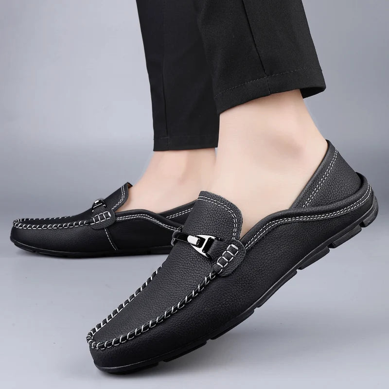 Liam | Stylish Men’s Black Loafers for Effortless Casual Elegance 4