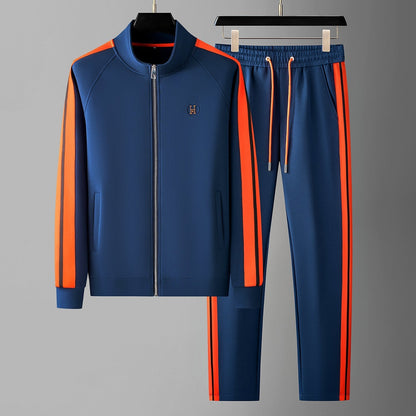 Liam | Stylish Men's Tracksuit Set with Contrast Stripes for Casual Wear 6