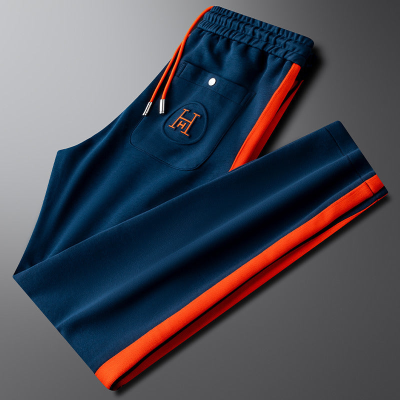 Liam | Stylish Men's Tracksuit Set with Contrast Stripes for Casual Wear 8