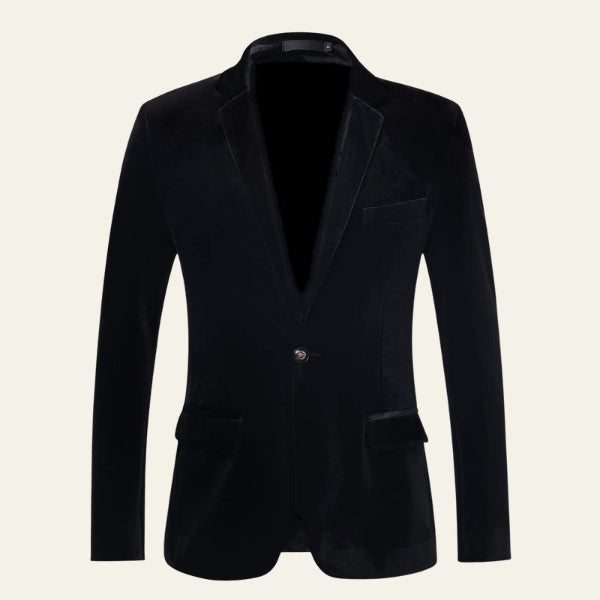 Liam | Stylish Men's Velvet Blazer Jacket for Casual and Formal Wear 0