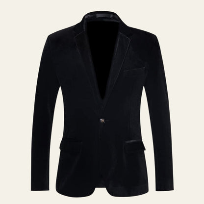 Liam | Stylish Men's Velvet Blazer Jacket for Casual and Formal Wear 0
