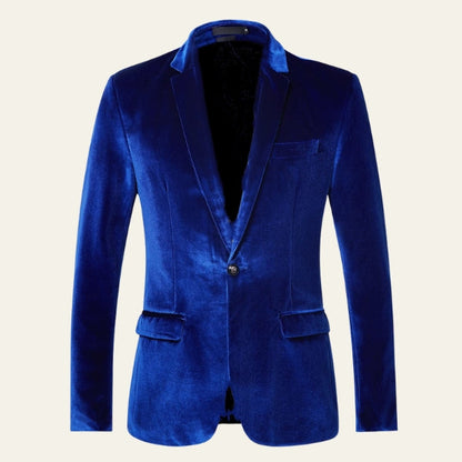 Liam | Stylish Men's Velvet Blazer Jacket for Casual and Formal Wear 2