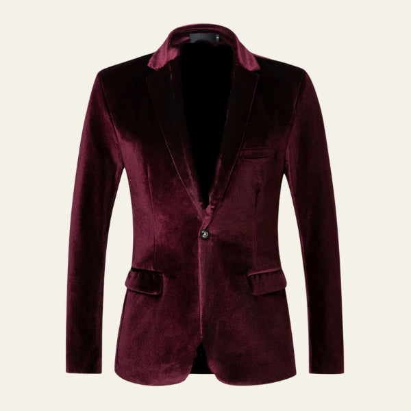 Liam | Stylish Men's Velvet Blazer Jacket for Casual and Formal Wear 4