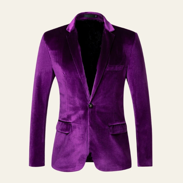 Liam | Stylish Men's Velvet Blazer Jacket for Casual and Formal Wear 5