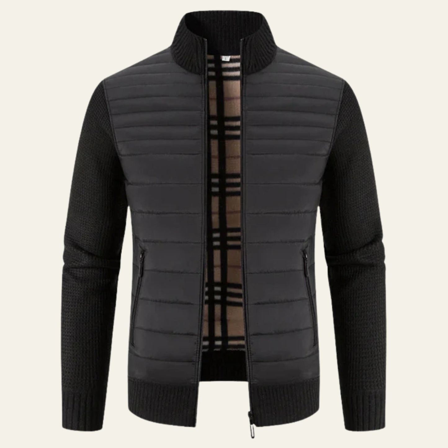 Liam | Stylish Men's Winter Jacket Hybrid Puffer for Versatile Layering 0