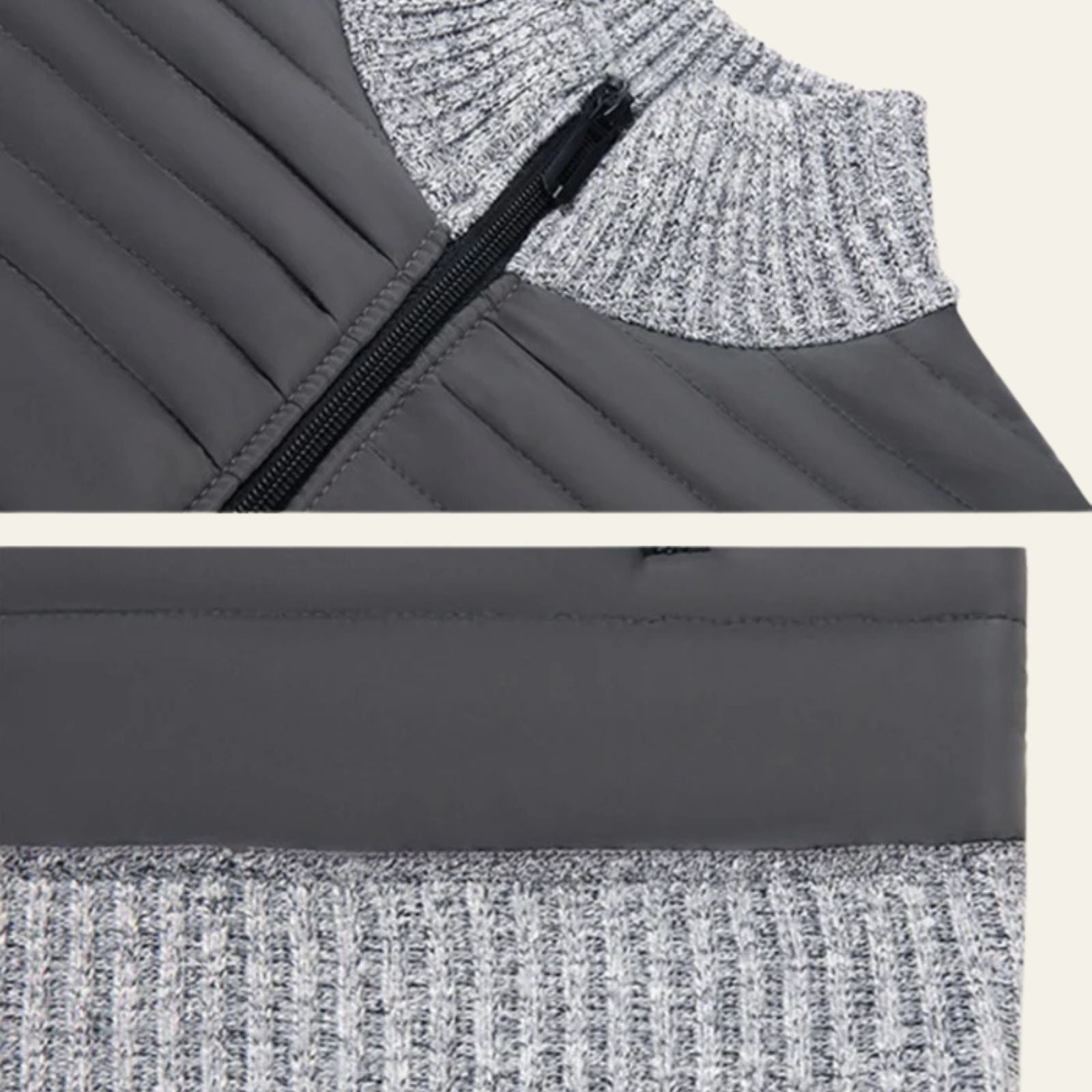 Liam | Stylish Men's Winter Jacket Hybrid Puffer for Versatile Layering 4