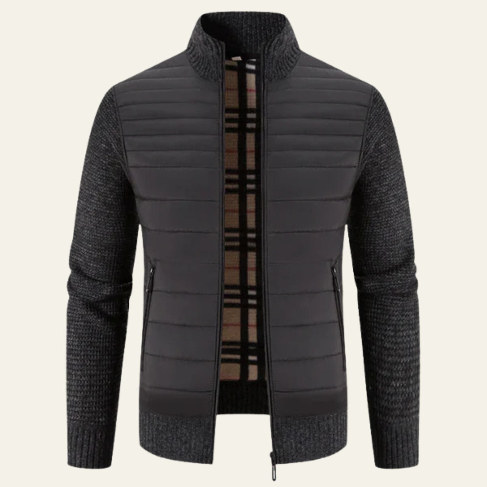 Liam | Stylish Men's Winter Jacket Hybrid Puffer for Versatile Layering 5