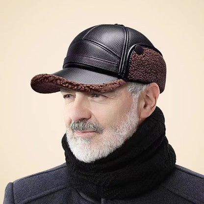 Liam | Stylish Padded Winter Cap with Fold-Down Ear Flaps for Men 2