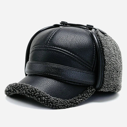 Liam | Stylish Padded Winter Cap with Fold-Down Ear Flaps for Men 4