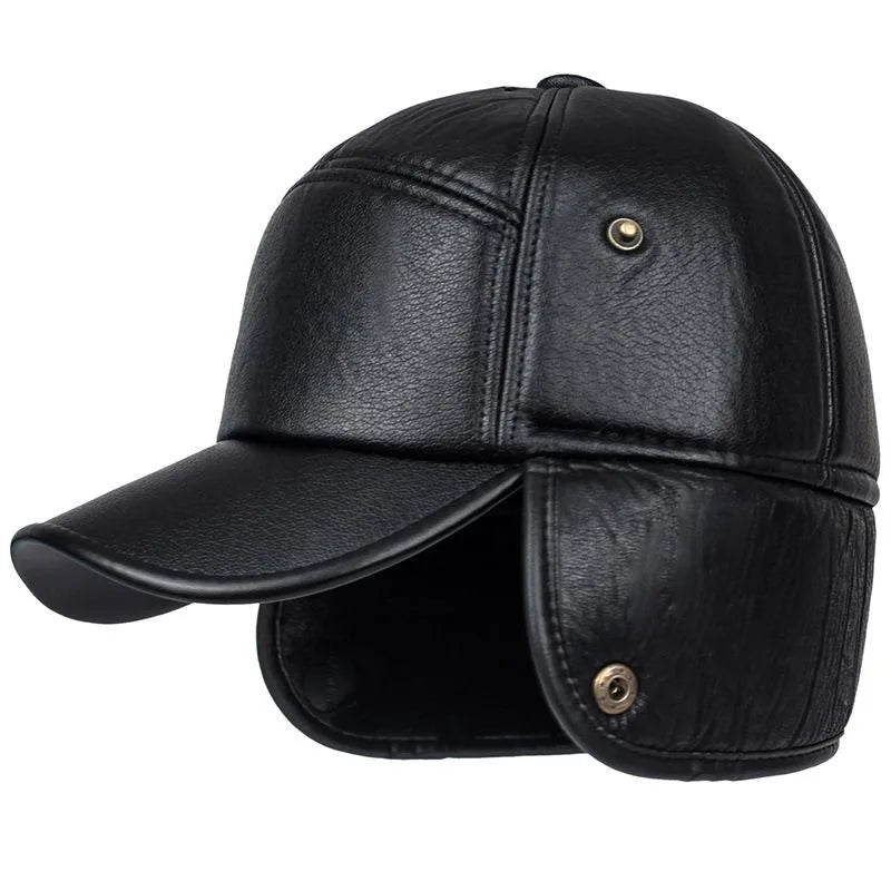 Liam | Stylish Padded Winter Cap with Fold-Down Ear Flaps for Men 5
