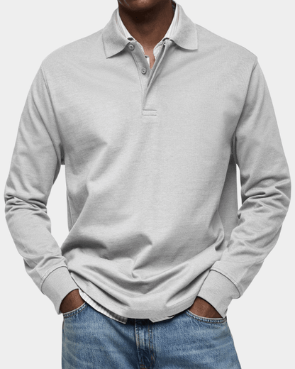 Liam | Stylish Textured Cotton Polo Shirt for Men - Perfect Golf Shirt 3