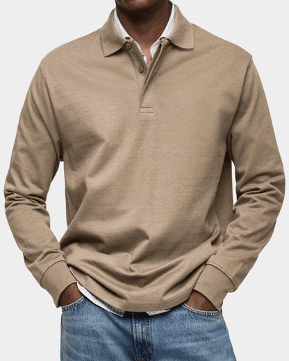 Liam | Stylish Textured Cotton Polo Shirt for Men - Perfect Golf Shirt 6