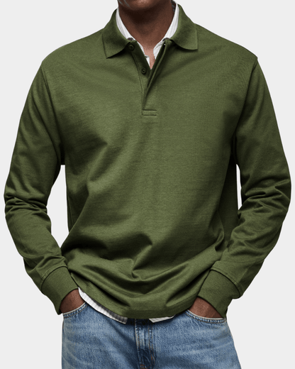 Liam | Stylish Textured Cotton Polo Shirt for Men - Perfect Golf Shirt 8