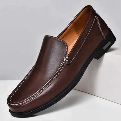 Liam | Timeless Genuine Leather Loafers for Men 9