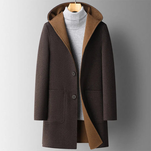 Oliver | Stylish Wool Overcoat for Men - Warm Winter Coat Essentials 0