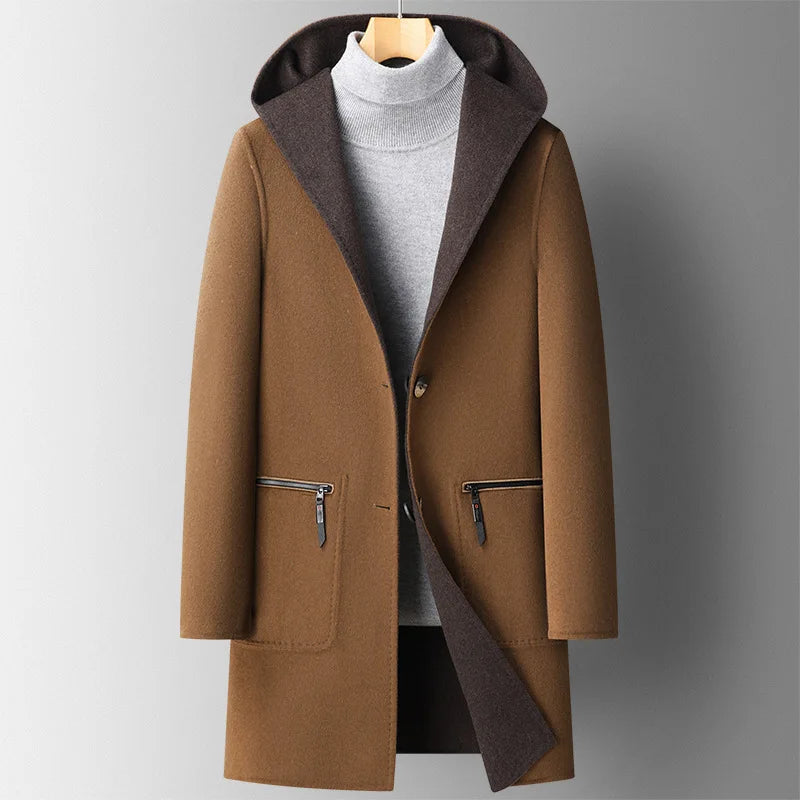 Oliver | Stylish Wool Overcoat for Men - Warm Winter Coat Essentials 1